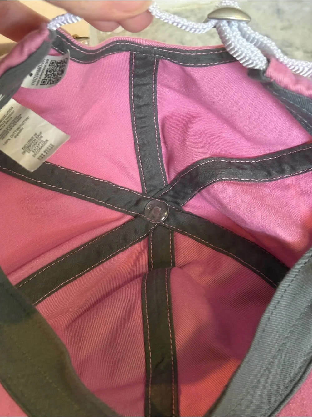 Under Armour Kids Pink Baseball Hat with Embroidered Logos
